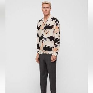 All Saints Pisces Shirt Patterned Jacket size large